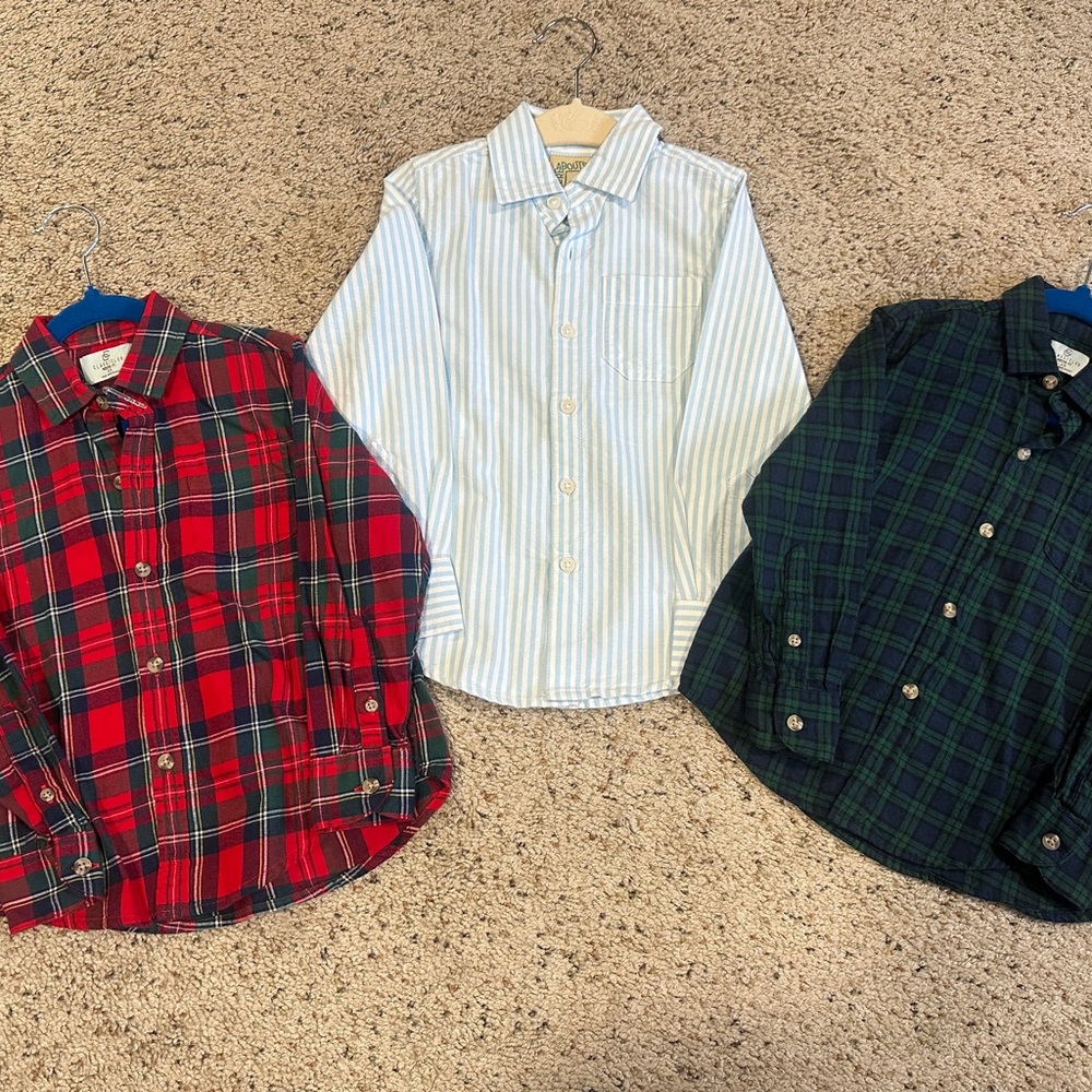 Boys Button Ups 4/5